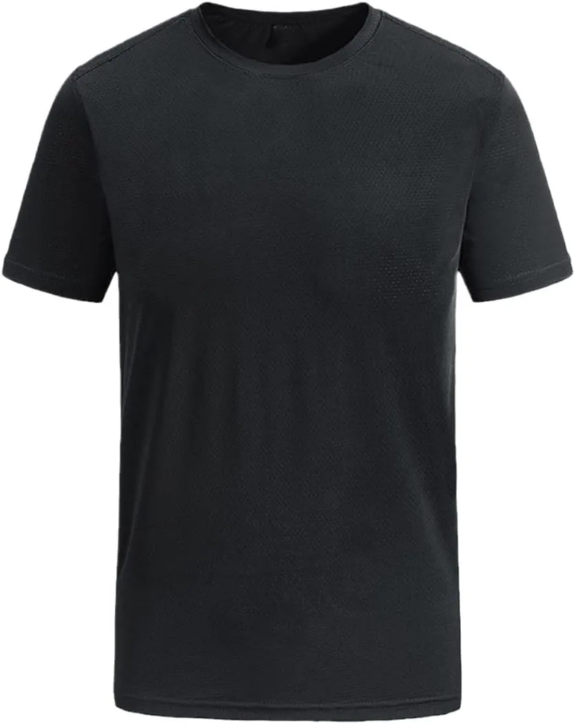 YIOLEAMP Summer Men Streetwear Hip Hop T-Shirt Outwear Quick Dry Sportswear Joggers Running Tops Tees