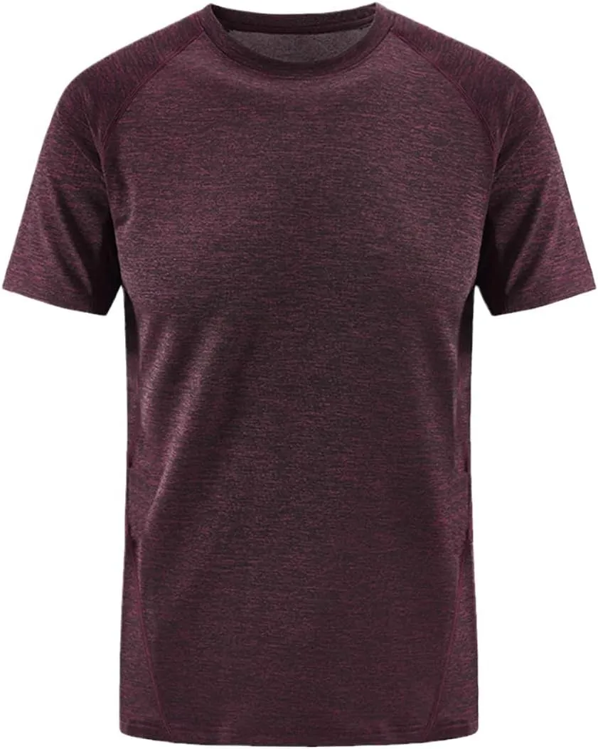 YIOLEAMP Summer Men Streetwear Hip Hop T-Shirt Outwear Quick Dry Sportswear Joggers Running Tops Tees