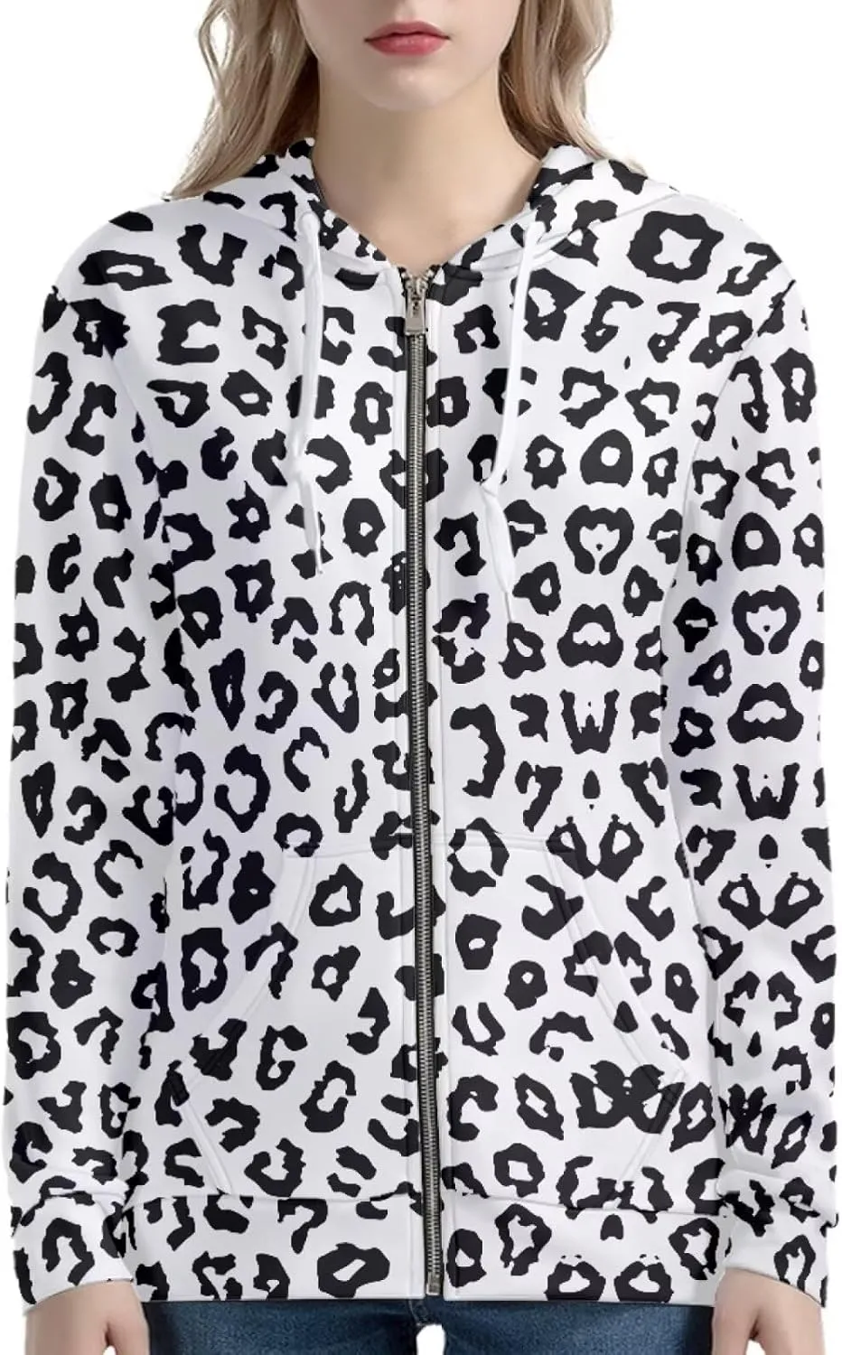 Zip Up Hoodie Women Long Sleeve Shirt Thin Fall Hooded Jackets Coat Zipper Sweatshirts